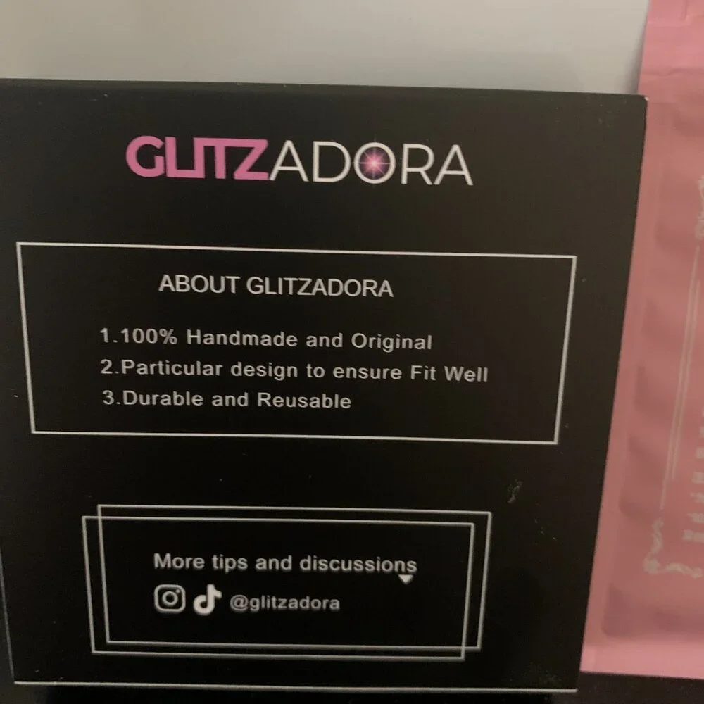 GlitzAdora (2) Nails Black Pink Star & Stellar Silhouette